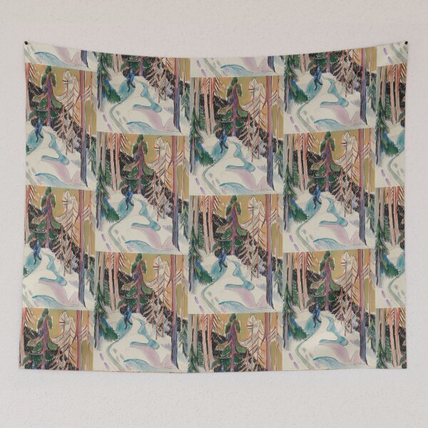 Item preview, Ernst Ludwig Kirchner  Spaziergang Im Walde (Walk In The Forest) (1928) designed and sold by TeeARTHY.