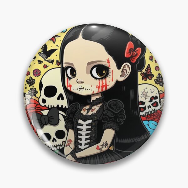 Item preview, Day of the dead Wednesday designed and sold by HarperFox.