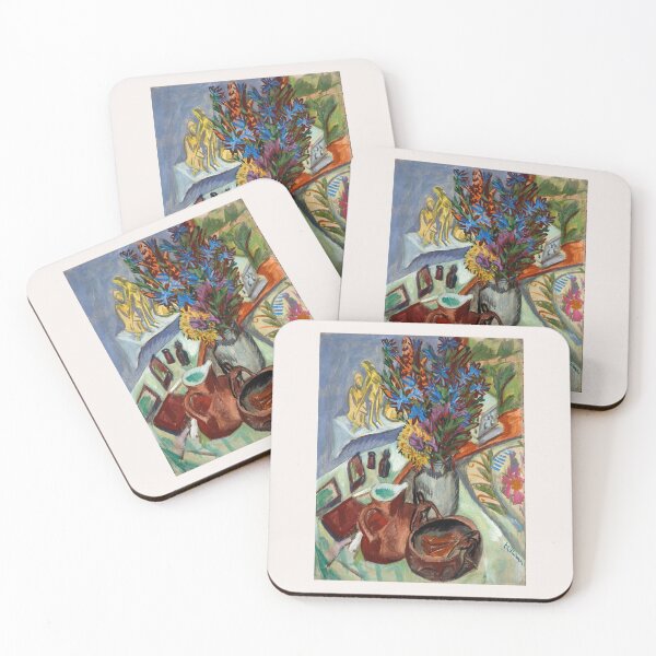 Item preview, Ernst Ludwig Kirchner Bodegón con jarra y cuenco africano (1912) designed and sold by TeeARTHY.