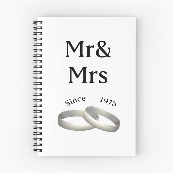 Item preview, 42nd anniversary matching Mr. And Mrs. Since 1975 designed and sold by Seas Wanda.