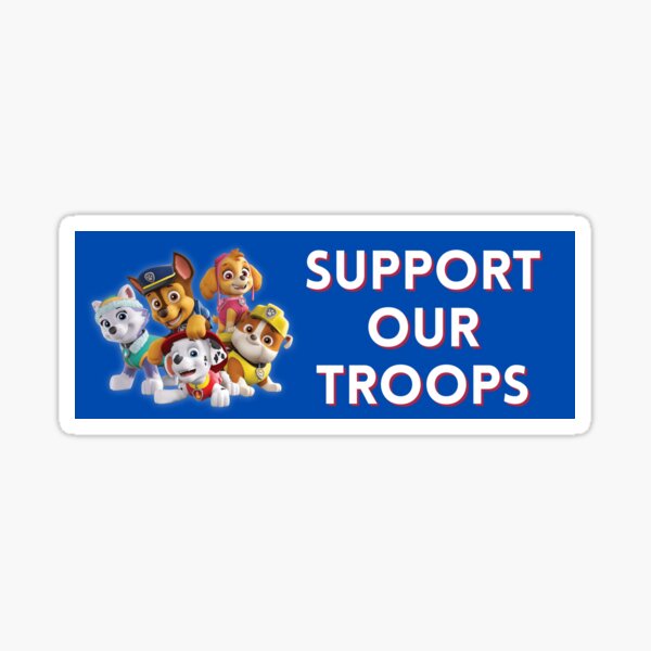 Pray For Our Troops Red, White, And Blue Ribbon Magnet