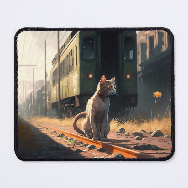 Item preview, Waiting At The Station designed and sold by 9LivesCats.