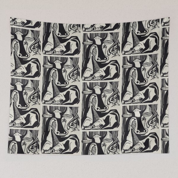 Item preview, Ernst Ludwig Kirchner  The Large Cow Lying Down (Grosse Liegende Kuh) (1929) designed and sold by TeeARTHY.