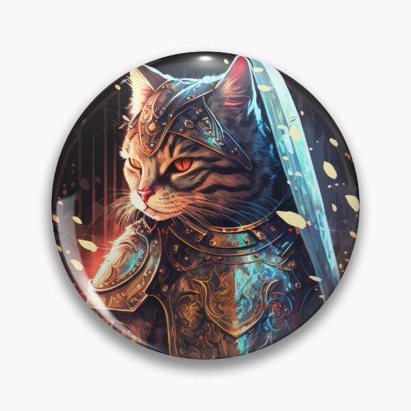 Item preview, Plate Warrior Cat designed and sold by 9LivesCats.
