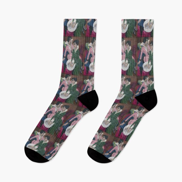 Item preview, Ernst Ludwig Kirchner Dos mujeres junto a un fregadero; Las hermanas (1913) designed and sold by TeeARTHY.