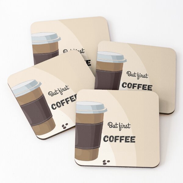 Item preview, But first coffee, for coffee lovers designed and sold by Sanaura.