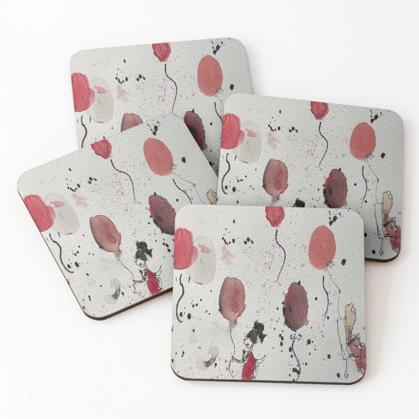 Item preview, Red Balloons in the Park - Art designed and sold by jolabrese.