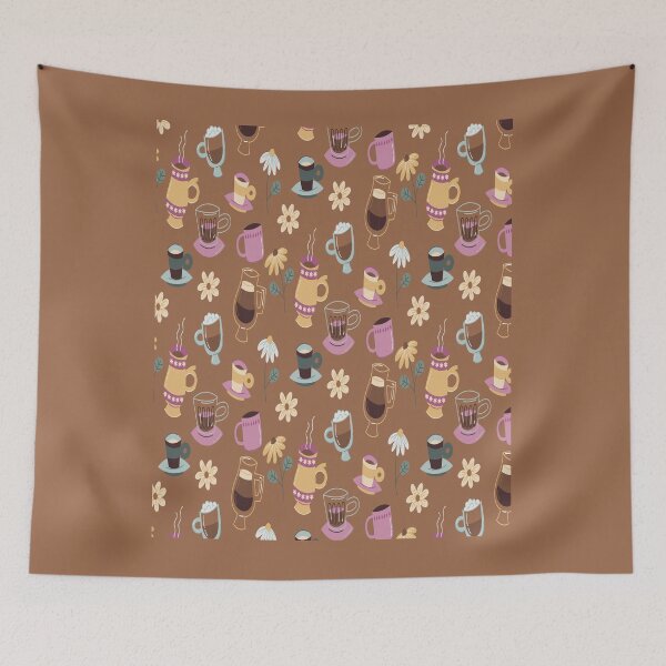 Item preview, Vintage Coffee Cup Artwork - For Party flowers designed and sold by Cupsofdreams.