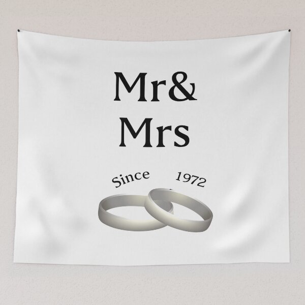 Item preview, 45th anniversary matching Mr. Ath Mrs. Since 1972 designed and sold by Seas Wanda.