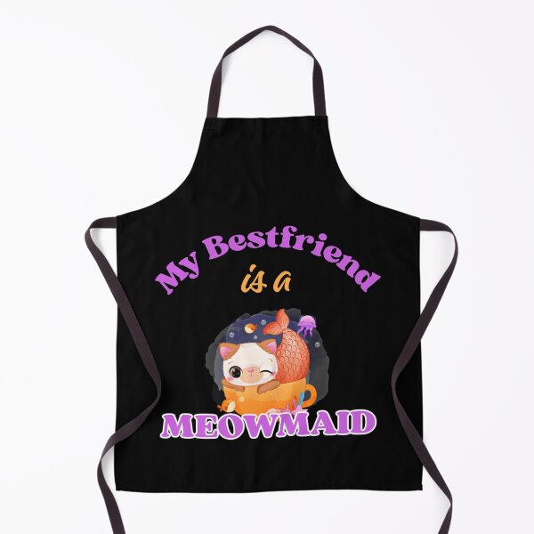 Item preview, My bestfriend is a meowmaid, cat and mermaid design ,coffee and cat design, Cat Lovers, Cute Cat in a cup of tea Design designed and sold by efenem.