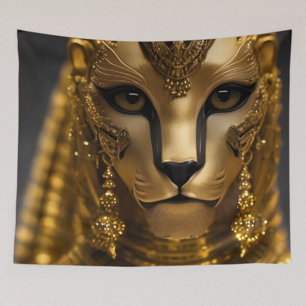 Item preview, Golden Sphinx. Golden Cat Girl designed and sold by Olga Nagornaya.