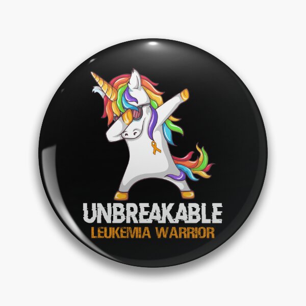 Item preview, Leukemia Awareness - Unicorn Leukemia Warrior Ribbon UNBREAKABLE designed and sold by Fernandezf.