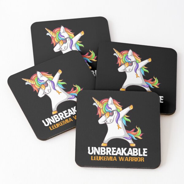 Item preview, Leukemia Awareness - Unicorn Leukemia Warrior Ribbon UNBREAKABLE designed and sold by Fernandezf.