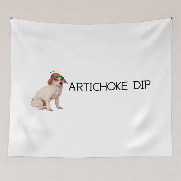 Item preview, Propeller Hat Dog Artichoke Dip Bumper Sticker designed and sold by hyperfocusrach.