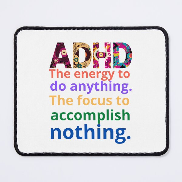 Item preview, ADHD Symptoms designed and sold by BuraxisQuotes.