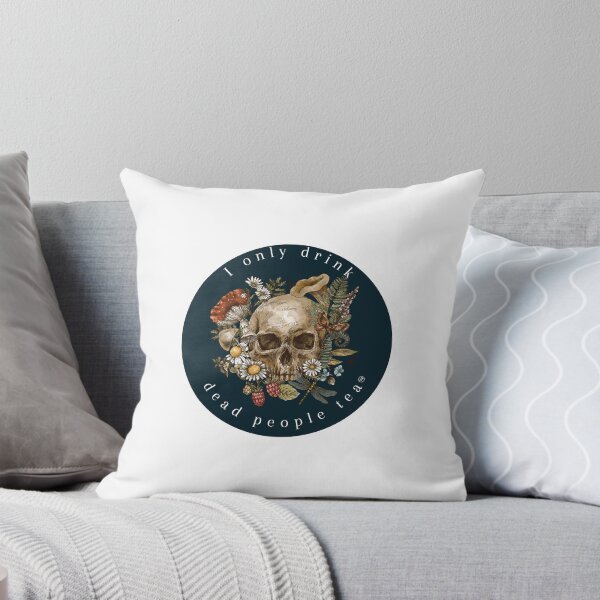 Item preview, Dead People Tea, Caduceus Sticker designed and sold by ArtInKind.