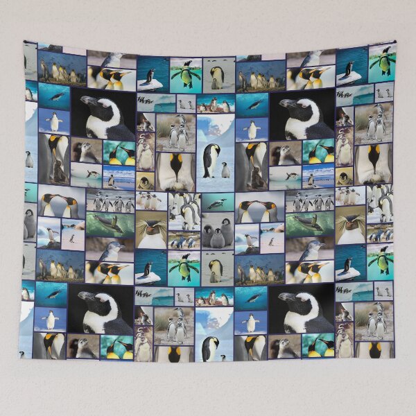Item preview, Penguin Pattern Photo Collage designed and sold by sweetbelle.