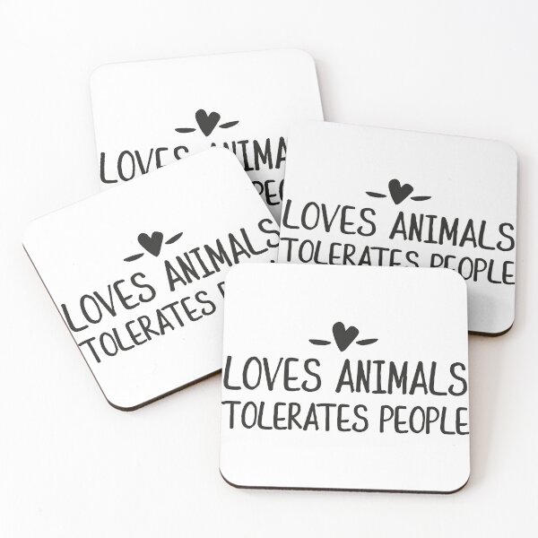 Item preview, Loves Animals Tolerates People designed and sold by faridman.