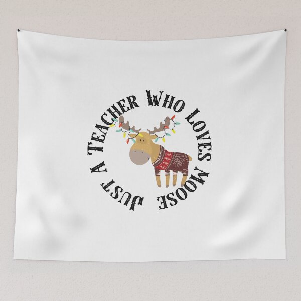 Item preview,  Just A Teacher Who Loves Moose  designed and sold by sunlightdesign.