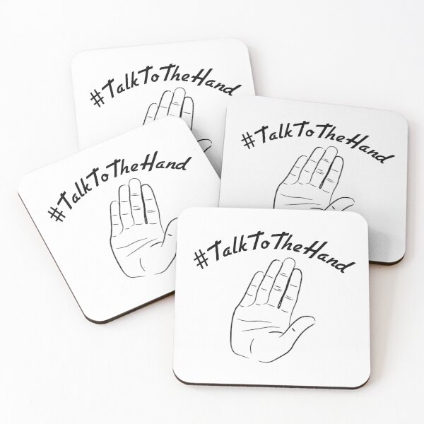 Item preview, #TalkToTheHand designed and sold by LookUpCreations.