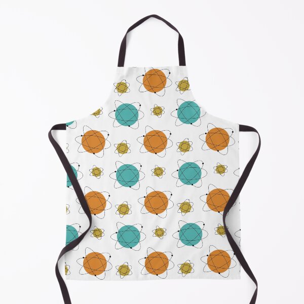 Item preview, Turquoise Orange Gold Mid Century Modern Atomic Pattern designed and sold by Orchard Berry.