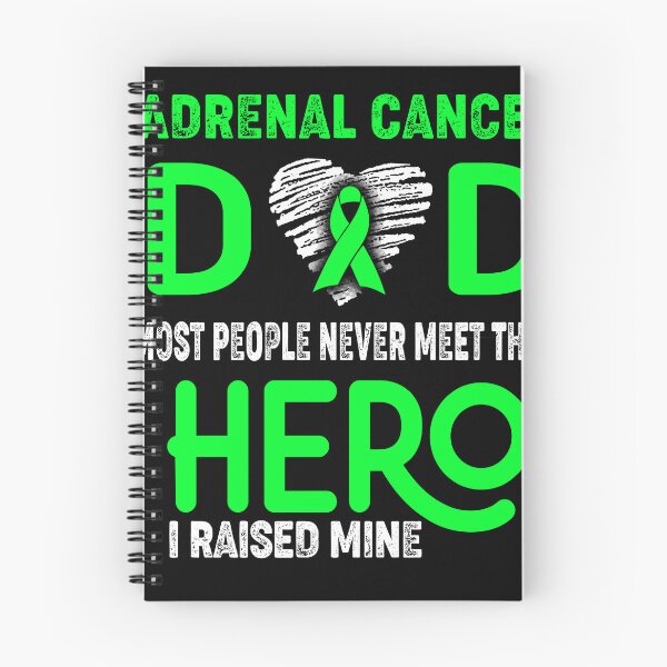 Item preview, Adrenal Cancer DAD Most People Never Meet Their HERO I Raised Mine designed and sold by Tifrop.