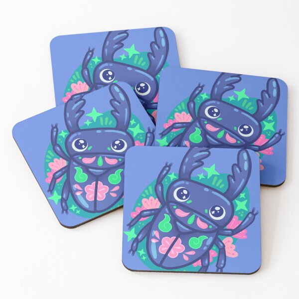 Item preview, Little Beetle - Indigo  designed and sold by Peregrine  Jazmin.