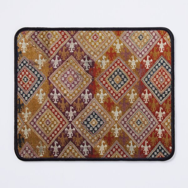 Item preview, MEDIEVAL GEOMETRIC SWISS EMBROIDERY WITH RHOMBI AND EAGLES designed and sold by BulganLumini.