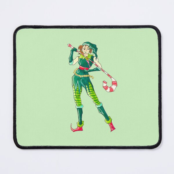 Item preview, Christmas Elf Girl Candy Cane Character designed and sold by Harold-Inks.