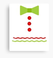 Gingerbread Man Christmas Canvas Print