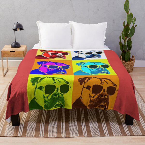 Item preview, Boxers in style of an Andy Warhol print designed and sold by AIK9Artwork.