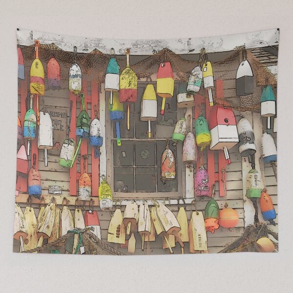 Item preview, Maine Lobster Buoys  - Original Art designed and sold by alpendesigns.