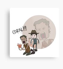 The Walking Dead Coral Metal Print