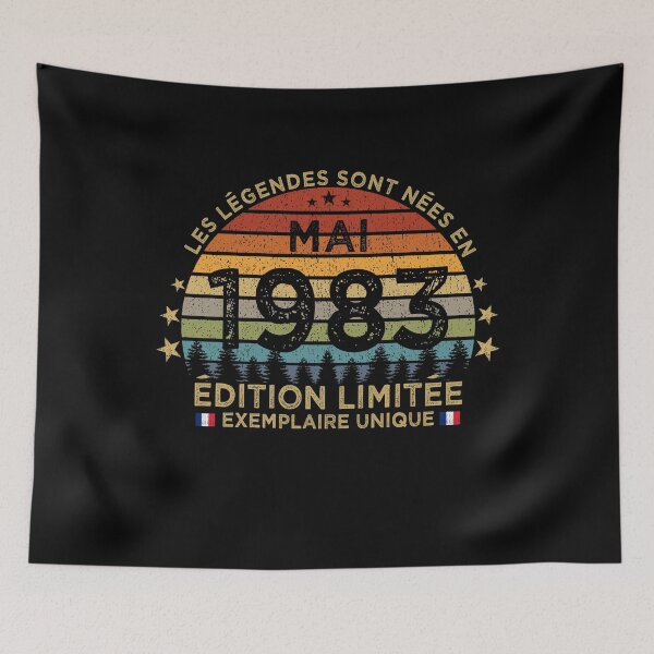 Item preview, Anniversaire 40 Ans Les Legendes Sont Nees en Mai 1983 designed and sold by cssdru.