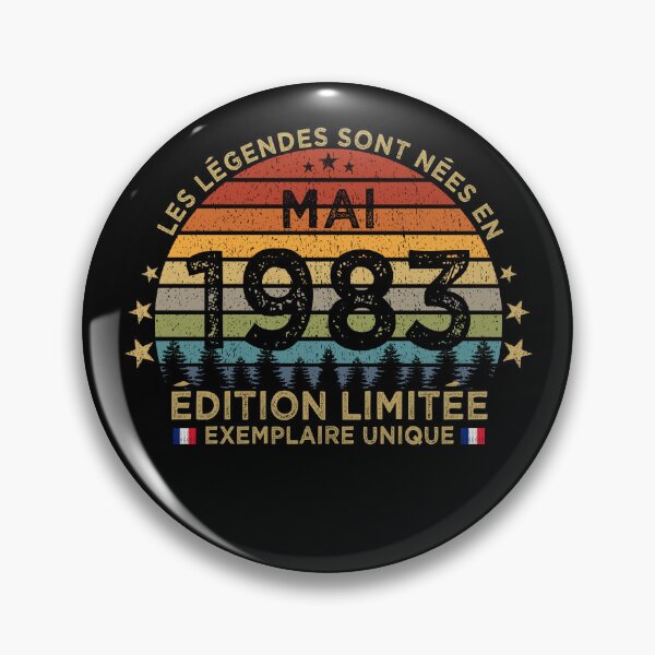 Item preview, Anniversaire 40 Ans Les Legendes Sont Nees en Mai 1983 designed and sold by cssdru.
