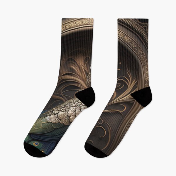 Item preview, Cinematic photo illustration of a peacock standing on a rock designed and sold by RK - Shop.
