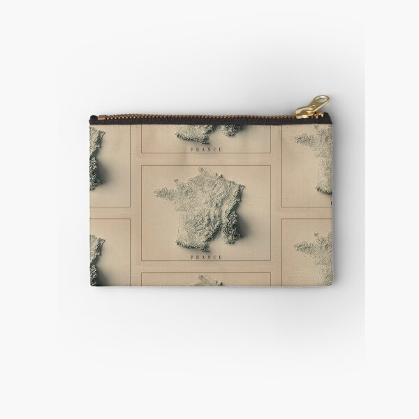 Item preview, France Shaded Relief Map 3D digitally-rendered designed and sold by ThinkAboutMaps.