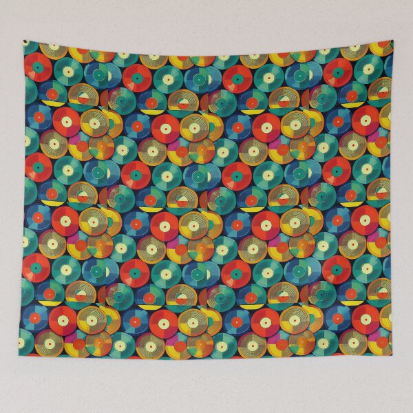 Item preview, Retro Vinyl Records designed and sold by BuraxisDesigns.