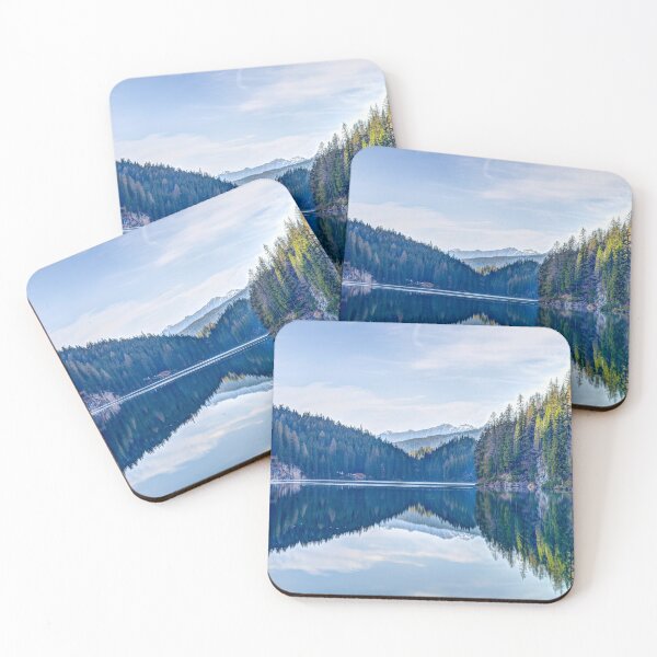 Item preview, Trees, sky and mountains, psychological calmness and reflection of the image on the water designed and sold by Ahmedslman.