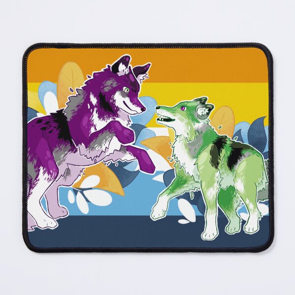 Item preview, Aro/Ace Flag Wolf Dance designed and sold by FirbetMakes.