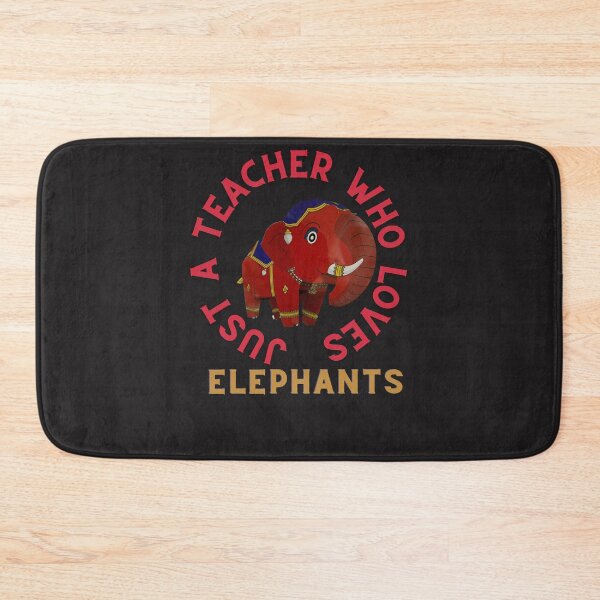 Item preview, Just a teacher who loves elephants  designed and sold by t1n3333.