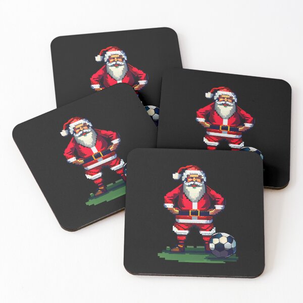 Item preview, Santa with football ball. designed and sold by Pixelarium.