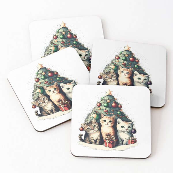 Item preview, Meowy Catmas Cat Christmas Tree Xmas Girls Boys Funny Santa 2023 designed and sold by Suzan⭐⭐⭐⭐⭐ (1548).