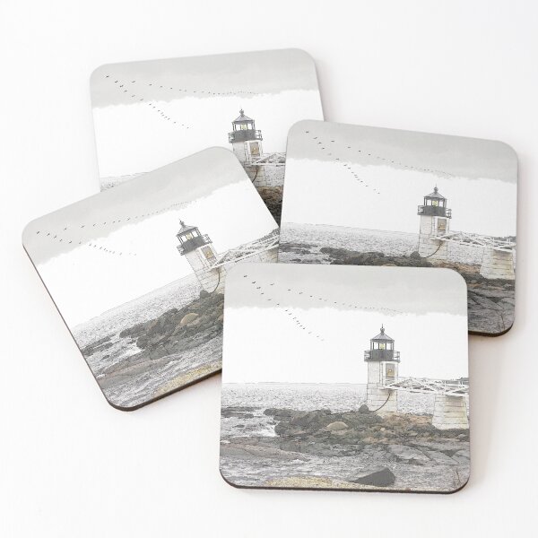 Item preview, Maine Marshall Lighthouse  - Original Art designed and sold by alpendesigns.