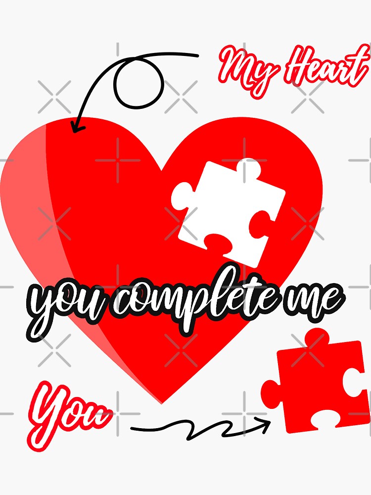  you complete me you heart you and me love valentine heart