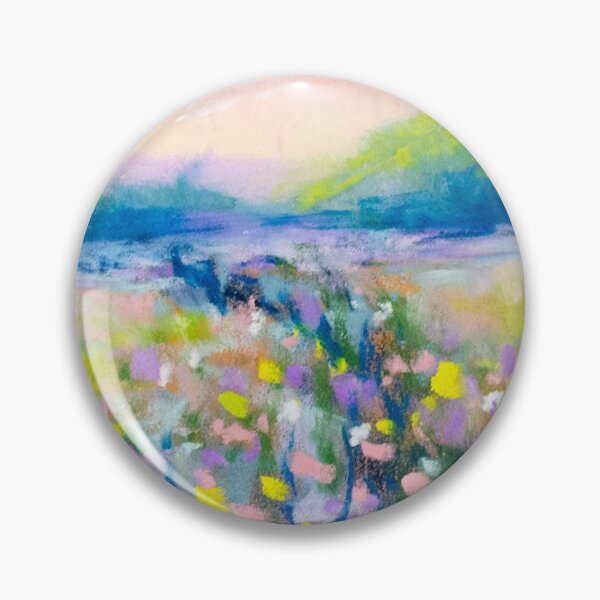 Item preview, Under the pink sky soft pastel painting designed and sold by TiffanyMackay.