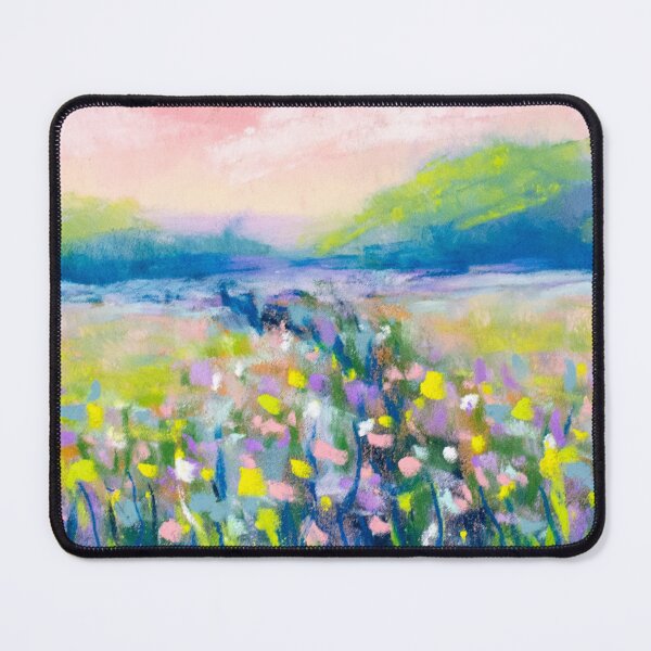Item preview, Under the pink sky soft pastel painting designed and sold by TiffanyMackay.