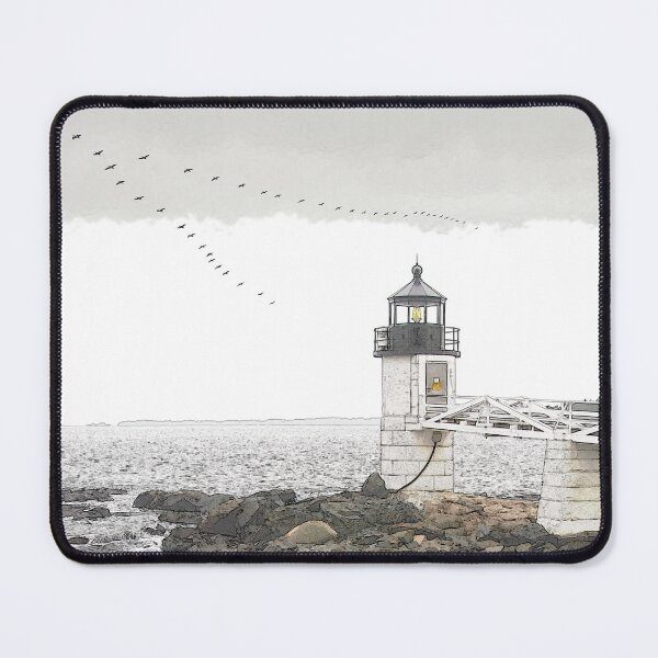 Item preview, Maine Marshall Lighthouse - Original Art designed and sold by alpendesigns.