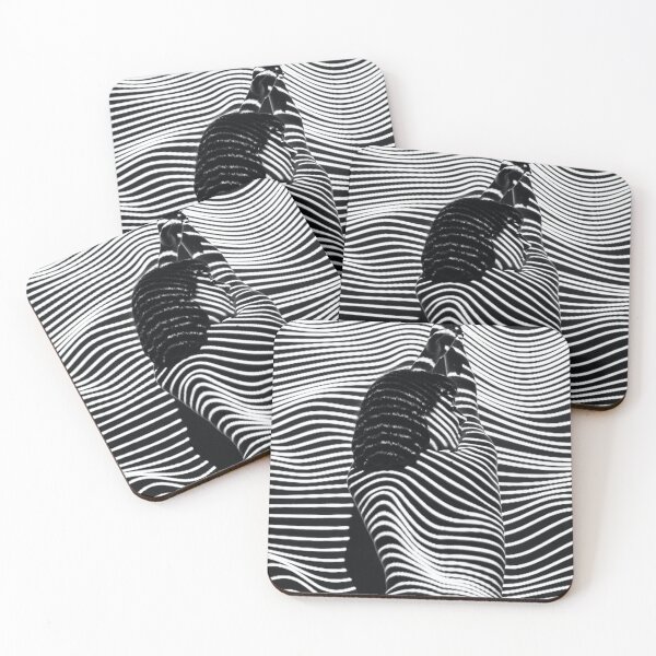 Item preview, Nude woman with black & white shadowy patterns  designed and sold by Royalnovalux.