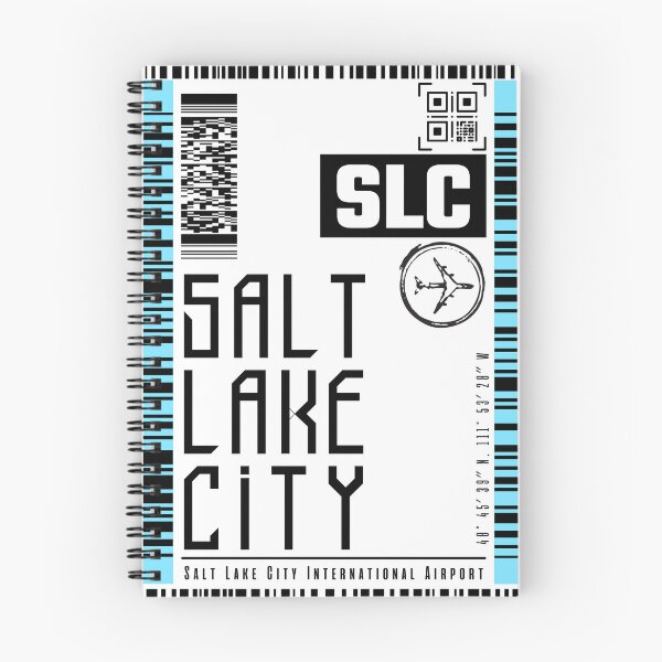 Item preview, SALT LAKE CITY Boarding pass Luggage stickers designed and sold by LeddsoDello.